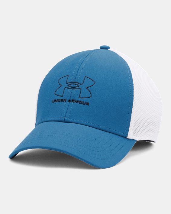 หมวกแก๊ป UA Iso-Chill Driver Mesh สำหรับผู้ชาย in Blue image number 0
